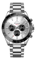 Reloj Hombre Seger 9259 Original Eeuu Elegante Sport Acero Color De La Malla Gris/gris