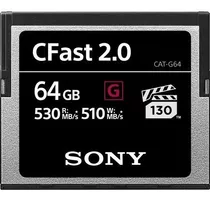 Tarjeta De Memoria Sony Cfast 2.0 Serie G 64gb Sym
