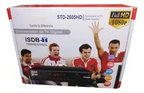 Sintonizador  Tv Digital Fullhd 1080p Tdt Isdbt Std-2605hd