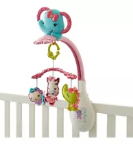 Fisher Price Movil Musical 3 En 1 Rosa Drd69