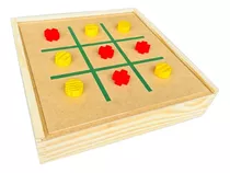 Conjunto 6x1 Xadrez Damas Ludo Jogo Da Velha Trilha Dominó