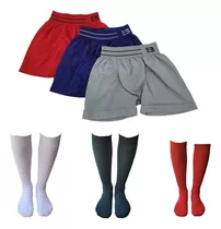 Pack X6 Boxer Niño Algodón + 6 Medias Escolares Colegio