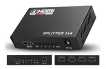 Distribuidor Sinal Splitter 1x4 Hdmi Full Hd 1080p 3d Ver 1.