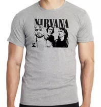 Camiseta Infantil Top  Nirvana Banda Kurt Cobain Rock Musica