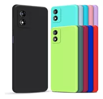 Capa Capinha Compatível Motorola Moto E13 Tela 6.5 Aveludada