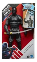 Figura Colección Gi Joe Ninja Strike Snake Eyes Luz Katana