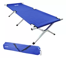 Catre Cama Plegable Metálico Con Bolso P/ Camping - El Rey