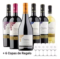 Cja X 6 Vinos  Gran Reserva Mix Devoción + Copas Regalo 