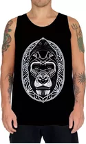 Camiseta Regata Gorila Macaco Animal Selva