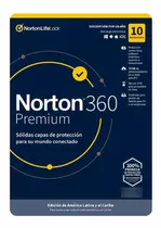 Norton Antivirus 360 Premium  10 Dispositivos  75gb  1 Año