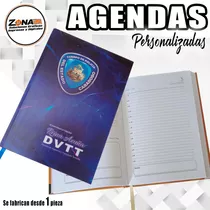 Agendas Personalizadas Full Color Empastada Tipo Libro