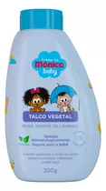 Talco Vegetal Turma Da Mônica Baby Bons Tempos Lavanda 200g