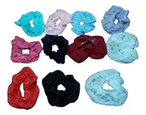 Colitas De Pelo Scrunchies De Encaje Varios Colores