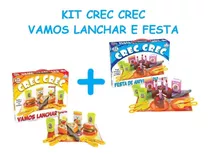 Kit Crec Crec Festa De Aniversário Bolo E Velas Com Lanche