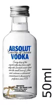 1 Absolut Vodka Miniatura 50ml (1 Un) - Envio Imediato