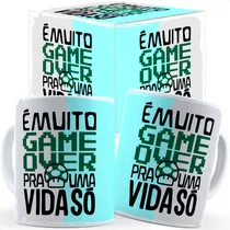 Caneca Divertida Game Over - Caixa Personalizada