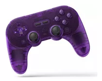 Controle Sem Fio 8bitdo Pro 2 Bluetooth Pc Switch Android  Cor Transparent Purple