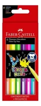 Marcadores Fibras Faber Castell Fiesta Neón X 6 Colores
