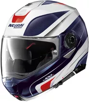 Casco Nolan N100-5 Orbiter N-com 74  Bco/azul/rojo Tamaño Del Casco S