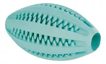 Juguete Perro Pelota Rugby Sabor Menta Caucho Natural - 9cm Color Surtidos