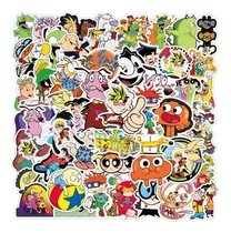 Caricaturas Nickelodeon 50 Calcomanias Stickers Pvc Cartoon