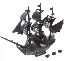 Quebra-cabeça 3d Navios Piratas Modelos,blocos De Construção