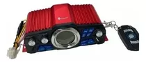 Amplificador Potencia 12v Bluetooth Usb Para Carro Moto Color Rojo