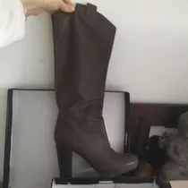 Sarkany Botas Altas Cuero Plataforma Espectaculares 36