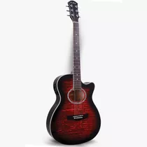 Violão Di Giorgio Iron Red - Vermelho, Cordas De Aço