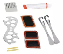 Kit Reparación Llantas Ruedas Bicicleta Parches Pega 14pcs