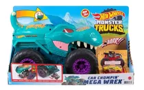 Monster Trucks Hot Wheels Mega Wrex Devorador De Autos