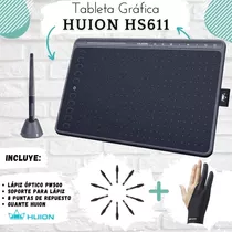 Tableta Digitalizadora Huion Hs611 + Guante Huion 