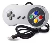 Controle Joystick Usb Super Nintendo Snes P/ Pc Windows Mac