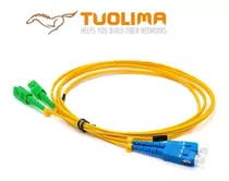 Patch Cord De Fibra Sm Sc-upc A Sc-apc Duplex Lszh 3 Metros