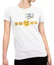 Baby Look Camiseta Personalizada Emoji Reações Facebook