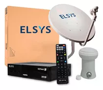 Receptor De Tv Elsys Satmax 5 Sat Hd + Antena Banda Ku+ Lnbf