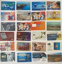 Lote 24 Tarjetas Telefónicas México Brasil Etc Usadas Tt014