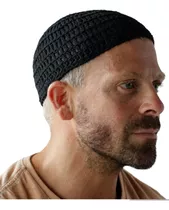 Gorro Tejido Crochet Hombre Kufi Arabe Musulman Verano