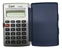 Calculadora Coxi Cx-025 De Bolsillo Escolar Tapa 8 Dígitos