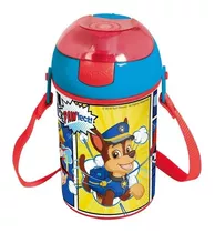 Vaso Cantimplora Con Sorbete Orig Cresko Color Paw Patrol