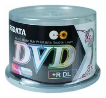 Dvd 8.5 Gb Dvd+r  Ridata Printable  De 8x Por 45 Unidades