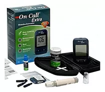 Kit Medidor Gicemia On Call Extra Color Negro