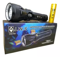 Lanterna Profissional Para Mergulho Led T6 Jws Ws-725 Cor Da Luz Branco