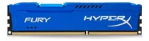 Memoria Ram Fury Ddr3 Gamer Color Azul  8gb 1 Hyperx Hx316c10f/8