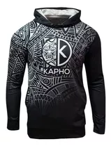 Buzo Canguro Rugby Kapho Maori Black Editions Adultos