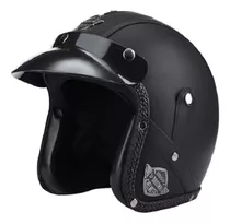 Casco 3/4 Abierto,casco De Moto Vintage Hombre Y Mujer