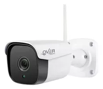 Camara Exterior Seguridad Overtech Ov-59wb Full Hd Wifi 3x Color Blanco