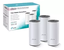 Roteador Wifi Mesh Tp-link Deco E4 Dual Band 1200mbps Pack-3