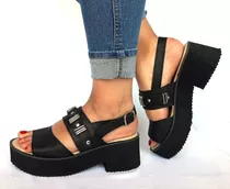 Sam123 Sandalias Plataforma Goma Cuero Talles Grandes Grecia