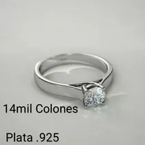 Anillo Compromiso Plata .925